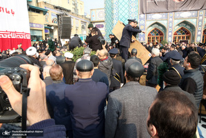 مراسم تشييع شهيد درياسالار علی شمخانی در امام زاده صالح (ع)