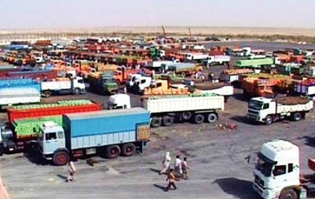 594 میلیون دلار کالا از مرز مهران به عراق صادر شد