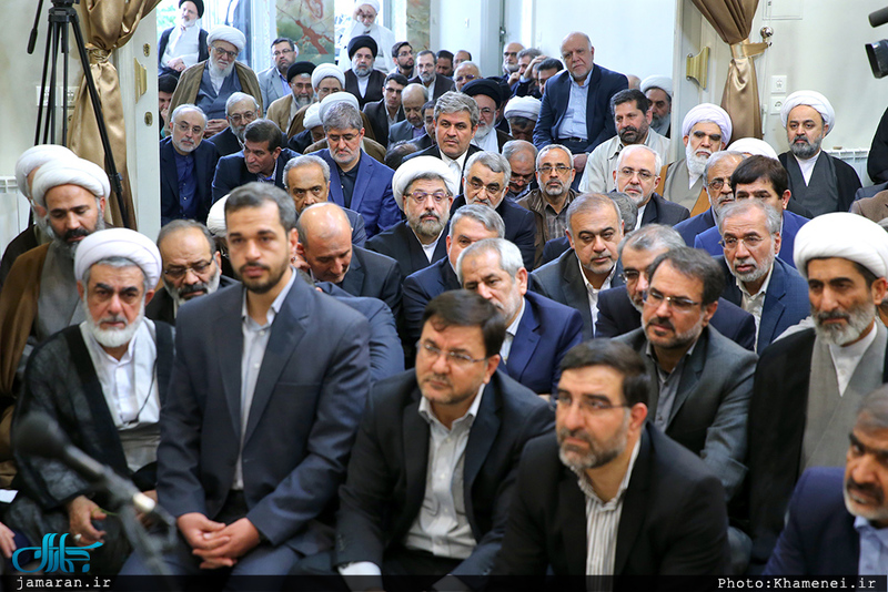 دیدار نوروزی جمعی از مسئولان کشور با رهبر معظم انقلاب 