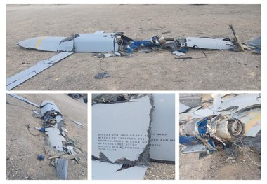 انهدام کروز در آسمان استان مرکزی + عکس