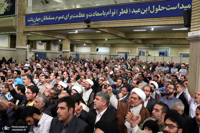 دیدار مسئولان نظام و سفرای کشورهای اسلامی با رهبر معظم انقلاب