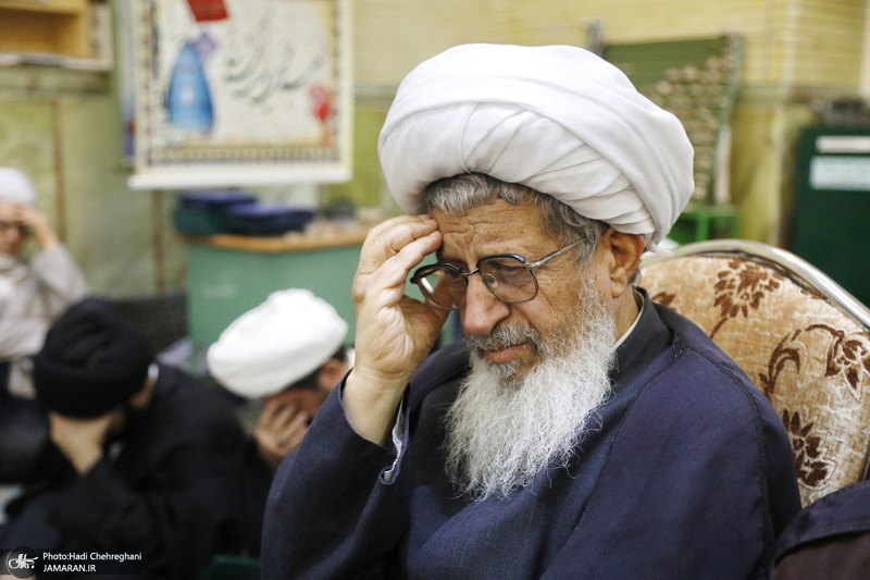 مراسم بزرگداشت همسر آیت الله العظمی وحید خراسانی در قم‎