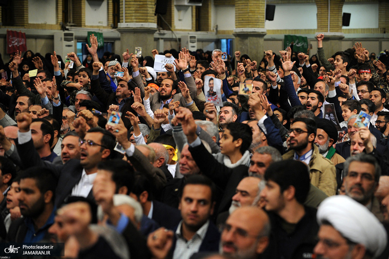 دیدار جمعی از خانواده‌های شهدای دفاع مقدس و مدافع حرم با رهبر معظم انقلاب