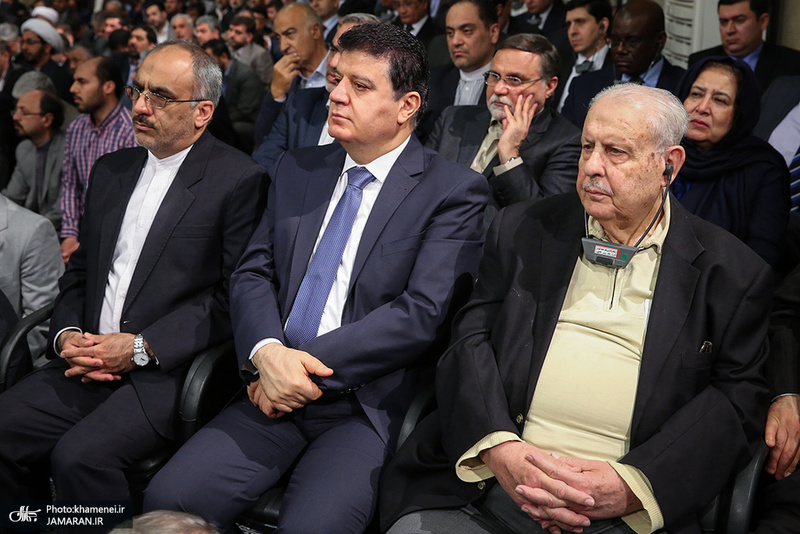دیدار مسئولان نظام و سفرای کشورهای اسلامی با رهبر معظم انقلاب