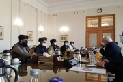 دیدار و گفت و گوی هیئت طالبان با ظریف در تهران