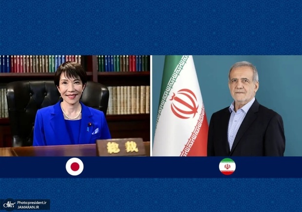 پزشکیان به تاکه ایچی: ناامنی در خلیج فارس و تنگه هرمز نتیجه تجاوزگری آمریکا و رژیم صهیونیستی است/ راهزنی دریایی آمریکا علیه کشتی‌های ایران باید صریحاً محکوم  و متوقف شود/ ایران آماده تداوم دیپلماسی در صورت توقف رویکرد زیاده‌خواهانه آمریکاست