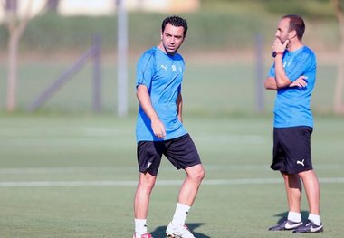 ژاوی در آستانه اخراج از السد
