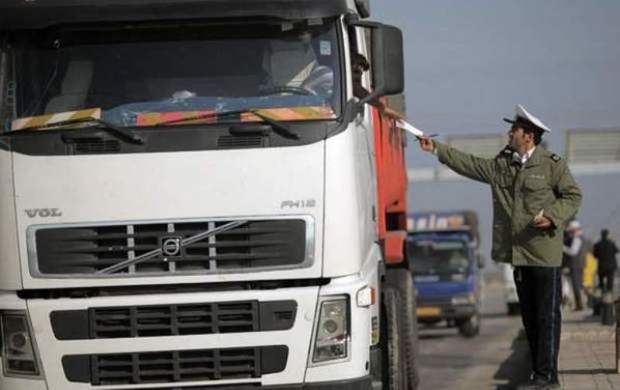 تردد خودروهای سنگین در جاده های کردستان روز 13 فروردین ممنوع است