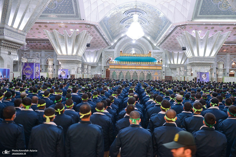تجدید میثاق دانشجویان و فرماندهان دانشگاه افسری و تربیت پلیس امام حسن مجتبی (ع) با آرمان های امام خمینی (س)
