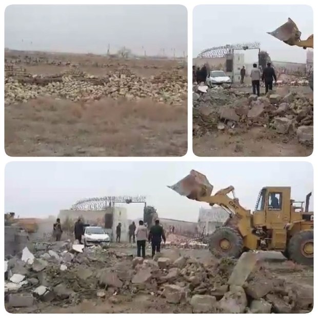 رفع تصرف از 110 هکتار زمین در حاشیه شهر مشهد