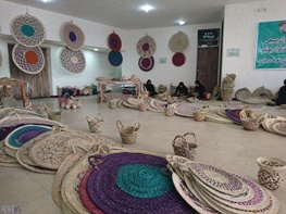 بزرگترین نمایشگاه صنایع دستی حصیری استان خوزستان در خرمشهر
