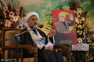 مراسم هفتمین روز شهادت سرلشگر پاسدار شهید مجید خادمی در روستای امیر حاجیلو - فسا