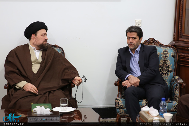 دیدار اعضای هیات مدیره مناطق گازرسانی شهر تهران با سید حسن خمینی