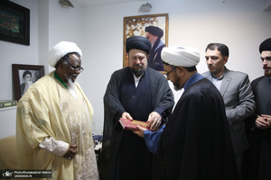 دیدار شیخ زکزاکی با سید حسن خمینی