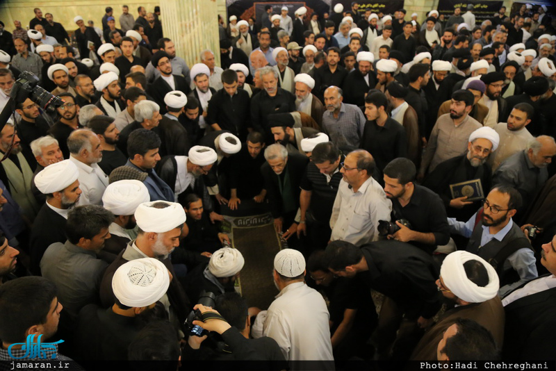 تشییع و خاکسپاری آیت الله روح الله شاه آبادی(ره)