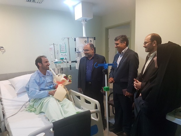 فرماندار خوسف از بیمارستان مرخص شد
