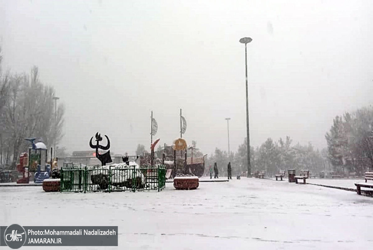 بارش برف و  باران در راه تهران