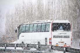 بارش برف در برخی راه‌های ارتباطی آذربایجان‌شرقی