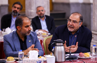 نشست قالیباف با مدیران رسانه‌های کشور برگزار شد  (15)