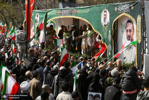 تشییع پیکرهای مطهر فرماندهان عالی‌رتبه نیروهای مسلح و جمعی از شهدای مردمی-1