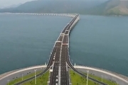طولانی‌ترین پل دریایی جهان در چین+ ویدیو