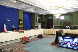 مراسم بهره برداری از طرح های ملی وزارت نفت با دستور رئیس جمهوری