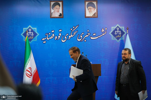 نشست خبری اصغر جهانگیر سخنگوی جدید قوه قضاییه