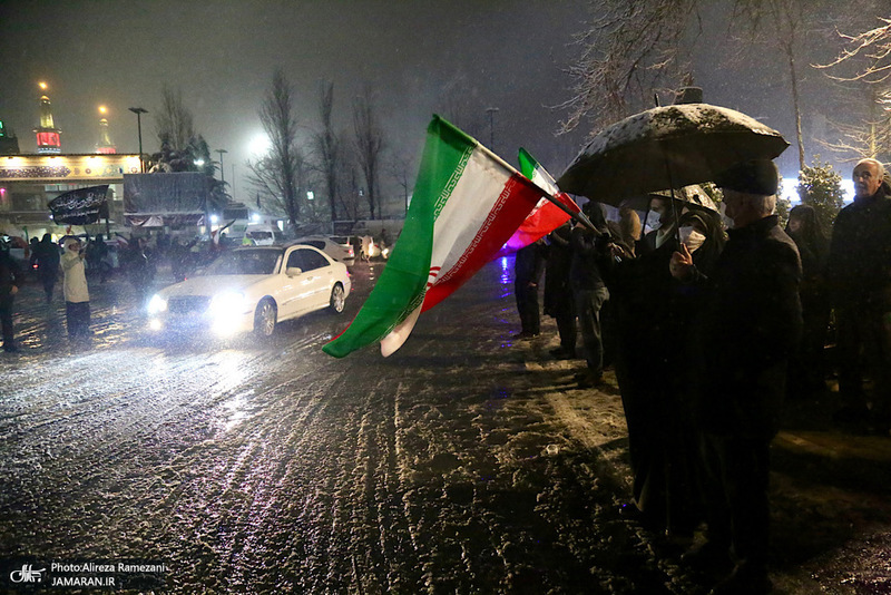 اجتماع مردمی در میدان تجریش تهران