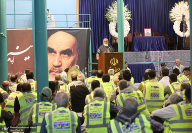 تجدید میثاق کاروان پیاده 313 نفری گیلان با آرمان های امام راحل