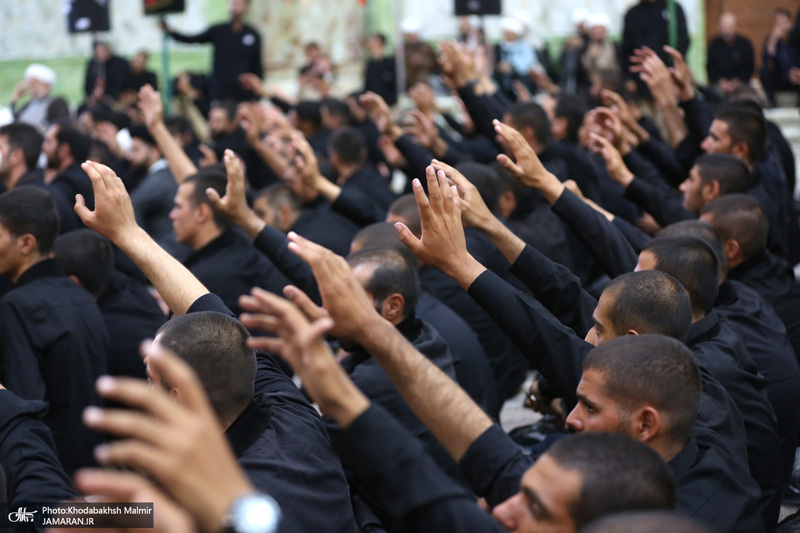 مراسم عزاداری حضرت اباعبدالله الحسین (ع) درحرم مطهر امام خمینی (س)