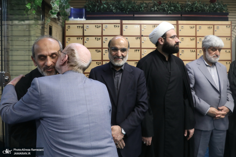 مراسم گرامیداشت شهید علی لاریجانی در مسجد بلال صدا و سیما