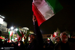 تجمع مردمی در میدان تجریش تهران