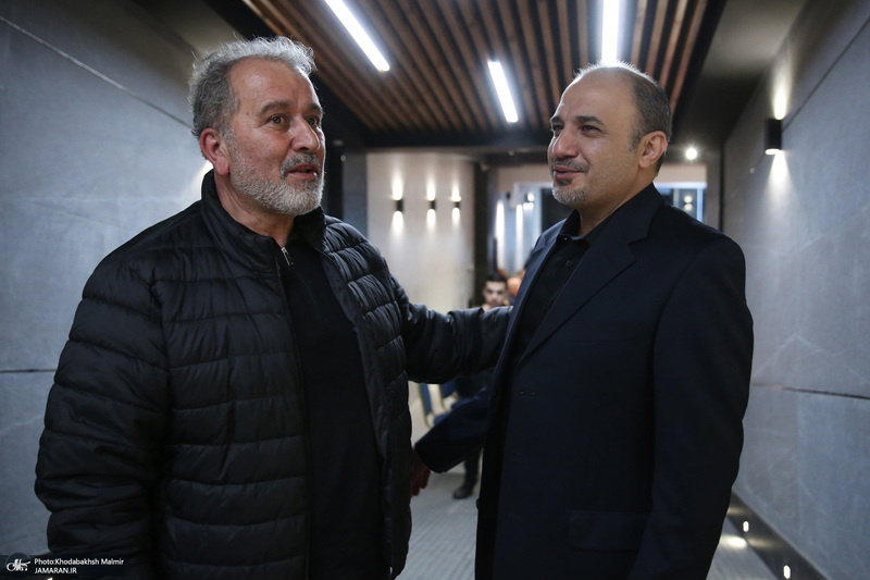 حضور سید حسن خمینی در منزل آیت الله امام جمارانی