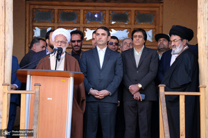 آیین نواختن زنگ انقلاب در بیت تاریخی حضرت امام(س) در خمین