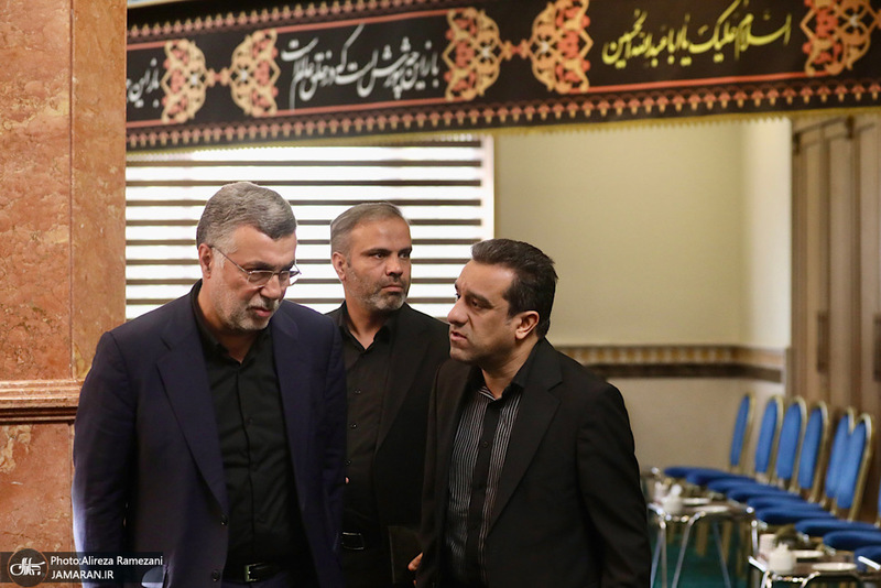 مراسم ختم پدر همسر محمد ظفرقندی