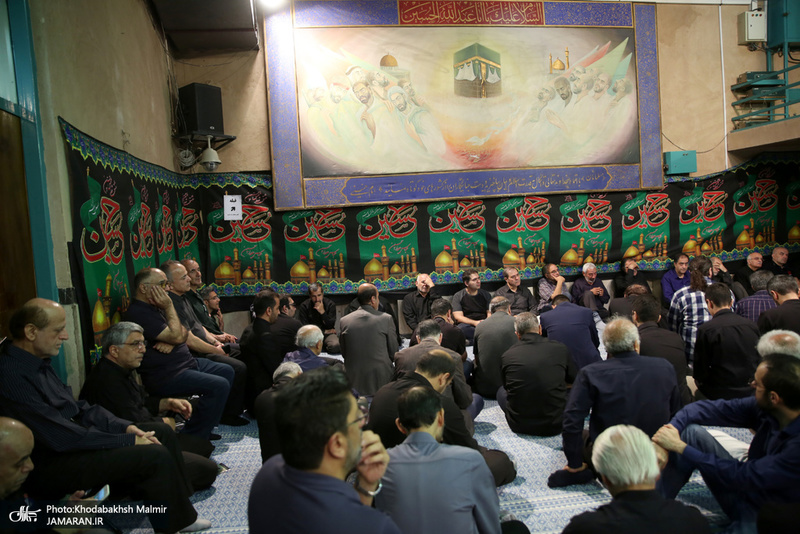 مراسم عزاداری صبح تاسوعای حسینی در حسینیه جماران