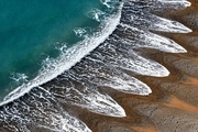 ساحلی با موج های سینوسی در انگلیس ! + عکس