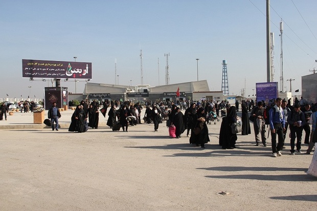 150هزار زائر عتبات عالیات از 2پایانه مرزی خوزستان تردد کردند