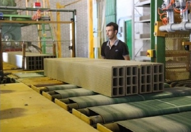 فاز دوم کارخانه آجر دهدشت راه اندازی شد