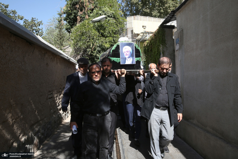 مراسم تشییع و اقامه نماز بر پیکر مرحوم جماعتی