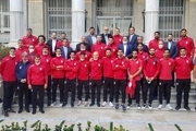 بازگشت تیم ملی فوتبال به ایران