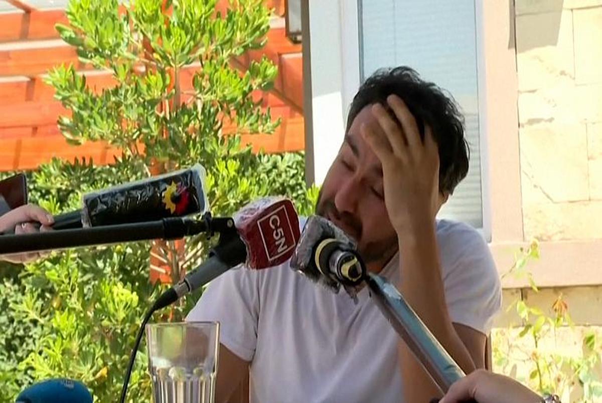 ویدیو/ گریه‌های پزشک مارادونا در جمع خبرنگاران