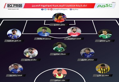 بازیکنان سرخابی در ترکیب اصلی عراق مقابل چین+عکس
