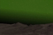 آسمان  مریخ برای اولین بار سبز شد! + عکس