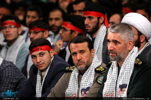 دیدار جمعی از جوانان و نوجوانان عازم اردوهای راهیان نور با رهبر معظم انقلاب - سردار کارگر