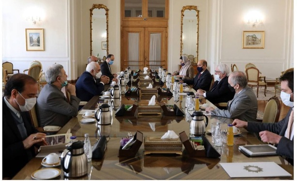 جلسه ظریف با نماینده دبیرکل سازمان ملل در امور یمن