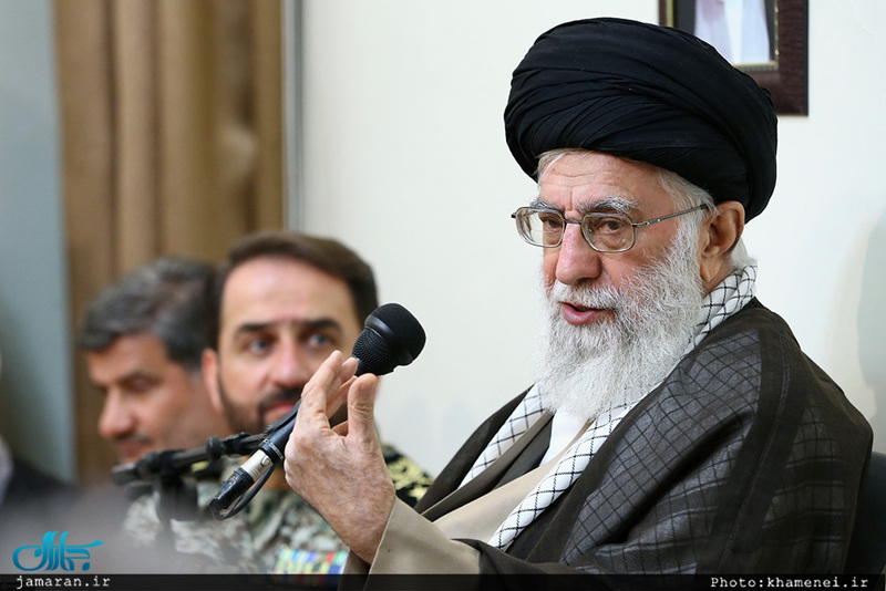 دیدار فرماندهان قرارگاه پدافند هوایی خاتم‌الانبیاء(ص) ارتش با فرمانده کل قوا 