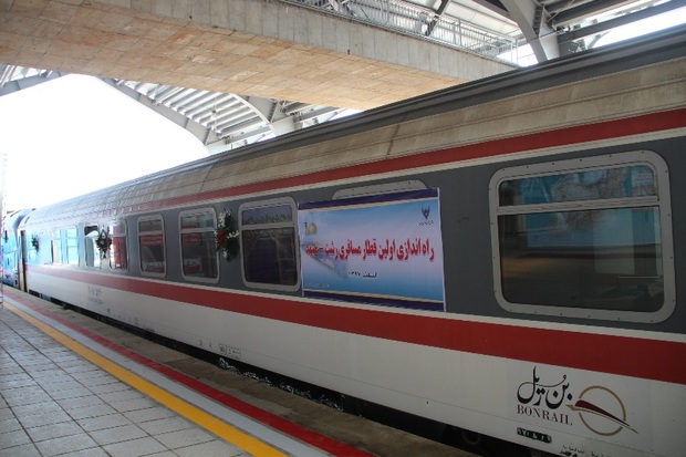 راه آهن قزوین - رشت با حضور رئیس جمهوری افتتاح شد