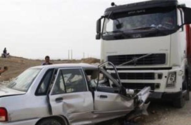 تصادف در آزاد راه کرج- قزوین 4 مصدوم برجا گذاشت