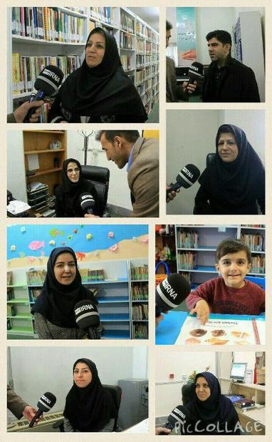 پای صحبت های کارکنان کتابخانه مرکزی تبریز